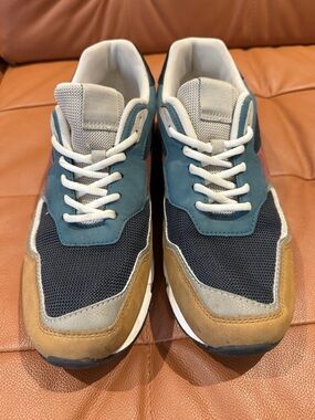 ZARA RETRO MULTI-PIECE SNEAKERS
- Teal, Black & Brown